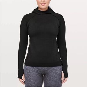 Lululemon Black Keep The Heat Thermal Hoodie size 10 NWT